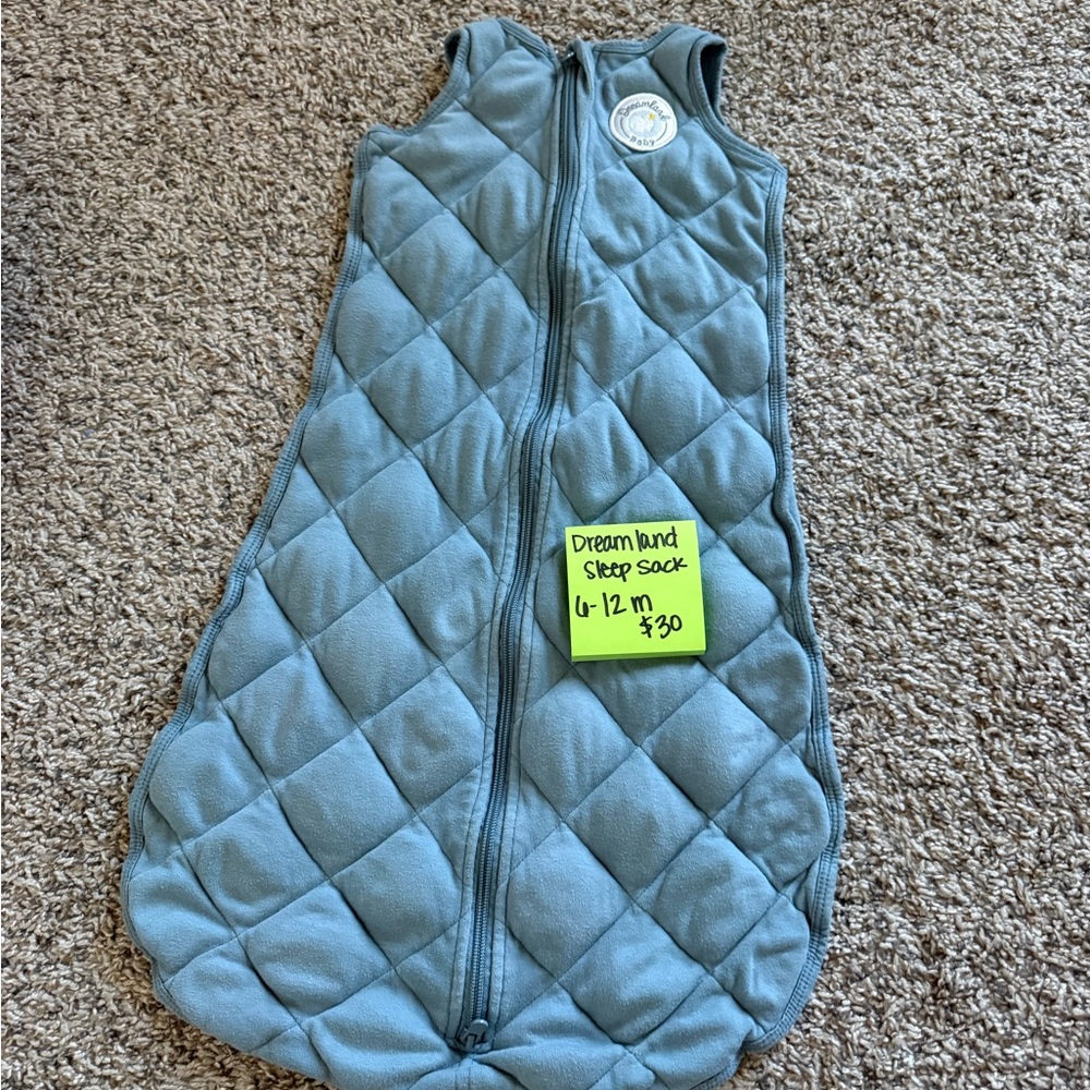 Dreamland Quilted Blue Sleep Sack for Kids